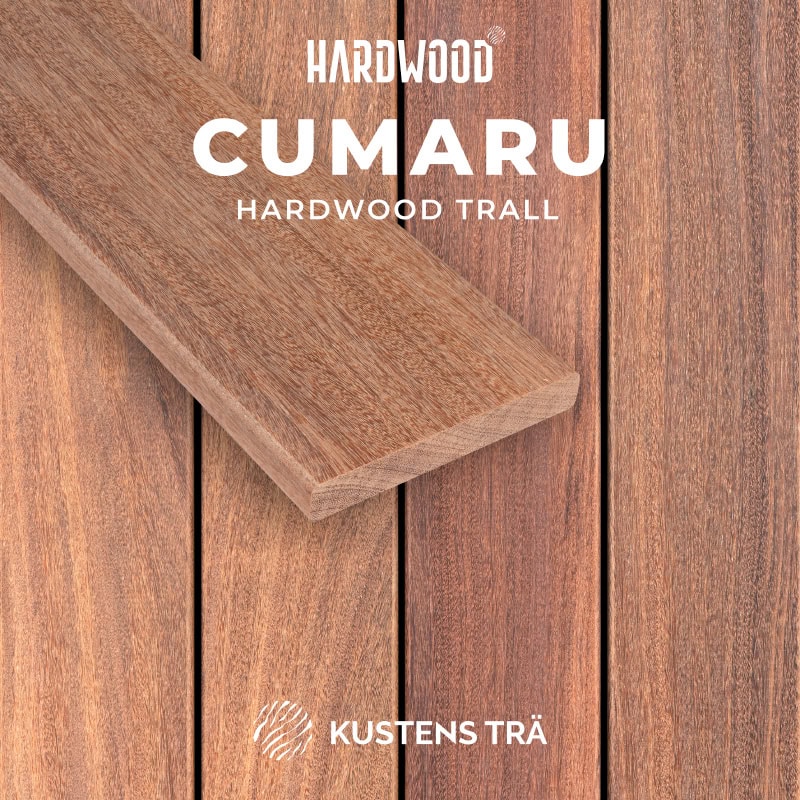 Cumaru Hardwood Trall-Kustens Trä