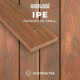 Ipe Hardwood Trall-Kustens Trä