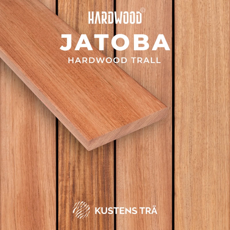 Jatoba Hardwood Trall-Kustens Trä