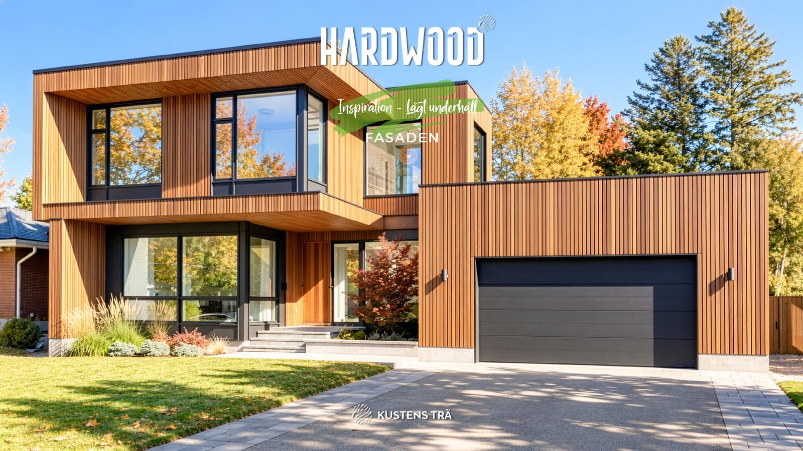 Inspiration fasadbeklädnad Hardwood Ribbor-Kustens Trä